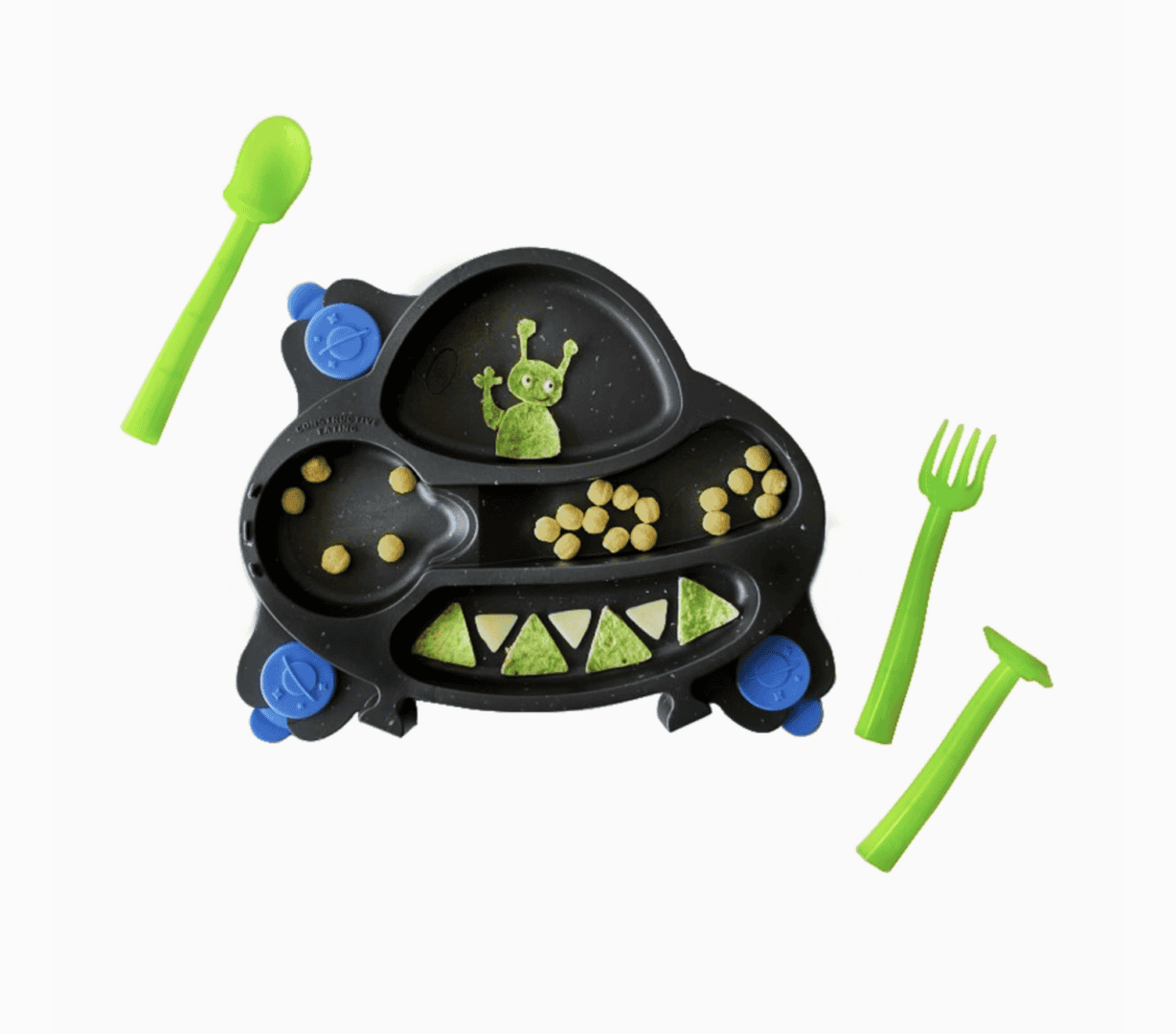 Baby Ufo Suction Plate and Training Utensils